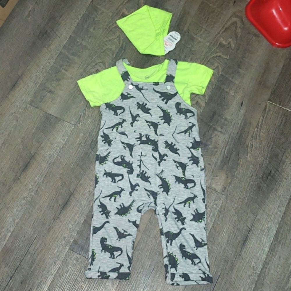 Dino overalls